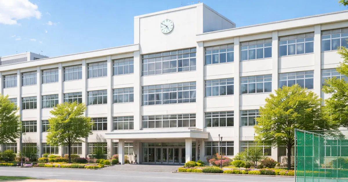 高校の外観のイメージ