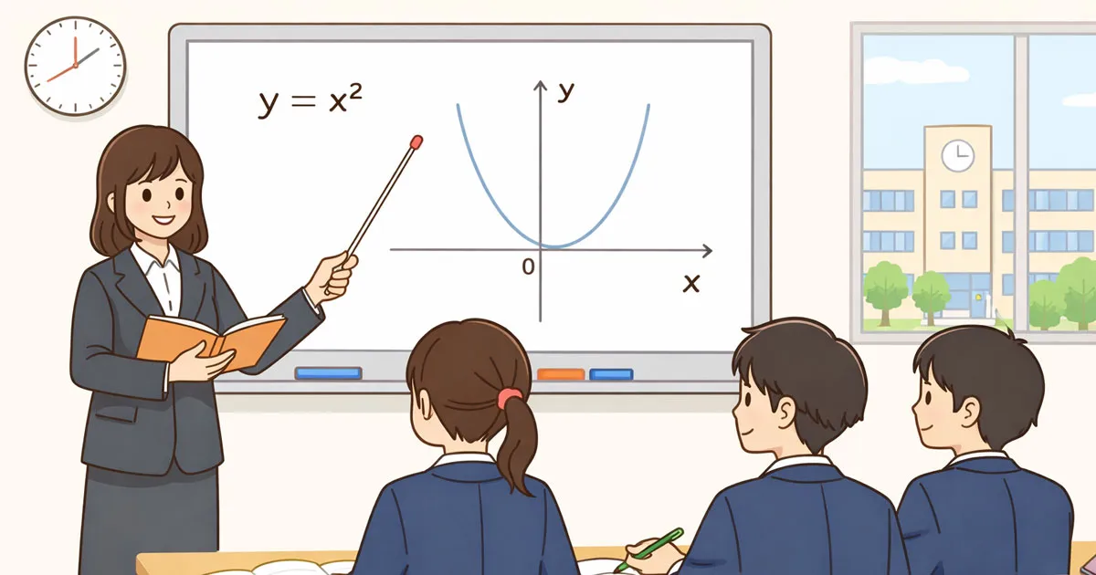 私立高校の授業の様子