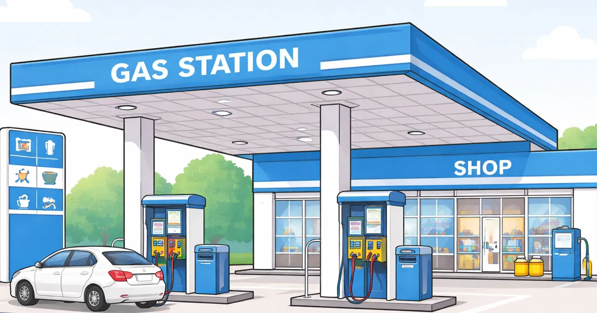ガソリンスタンド