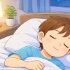 眠る子供