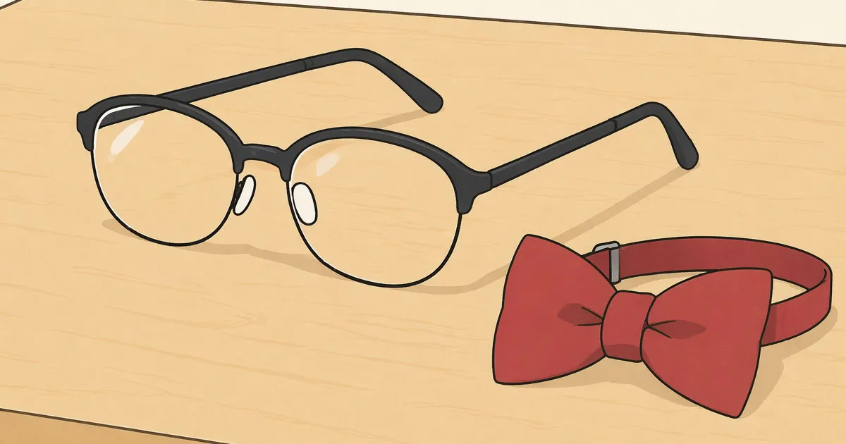 コナンの眼鏡と蝶ネクタイ